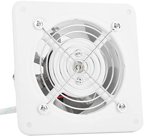 Extractor de Aire Ventilador de Baño 25W 220V Ventilador de Baño de bajo Ruido Extractor de Pared para el Hogar, Baño, Cocina, Ventilación de Garaje, Diámetro del Orificio de