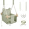 MAMOI® Babyschaukel, Baby schaukel Indoor, Kinderschaukel aus Holz, Holzschaukel für Kinder, Schaukeln für türrahmen, Swing, Kleinkinderschaukel ab 1 Jahr für Kinderzimmer