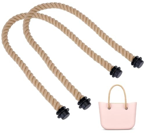 GXGM 2 asas de repuesto para bolso de playa, asa larga clásica, asa de cuerda de repuesto, asas de bolso, accesorios DIY para mujeres