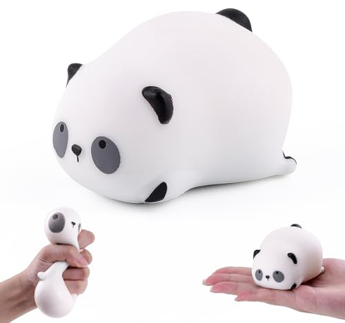 Anboor Panda-Quetschspielzeug, dehnbarer Tier-Stressball zum Stressabbau für Kinder und Erwachsene, Geburtstagsgeschenk