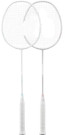 WANGBINGXING Badminton Set Juego de 2 Raquetas bádminton con Bolsa y sobregrips for Practicar