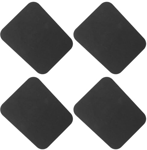 Cabilock Protectores de Espinilleras para Esquí y Snowboard 4 Piezas Negras 15,8x12,9x0,5 Cm Acolchadas Recortables para Botas de Esquí Deportivas para Adultos en Deportes de