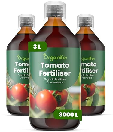 Fertilizante Líquido Para Tomate 3L – Abono Orgánico Para Hojas Saludables Y Crecimiento Fuerte – Refuerza Raíces Y Vitalidad – Organifer