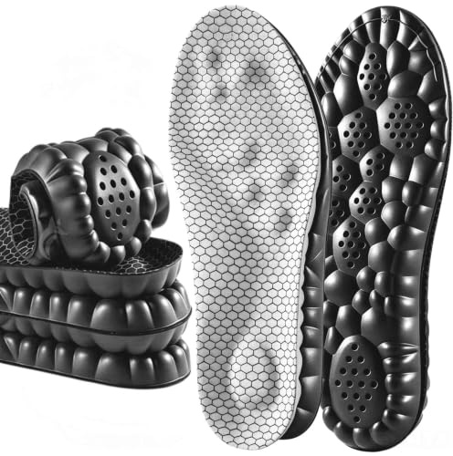 SOLO ACTFIT Semelles Orthopédiques Semelles Chaussures Confort Memoire de Forme Amortissante Semelle Femme Homme Sportives Semelle Anti Odeur Respirant Semelle Gel Antidérapantes Absorption des Chocs