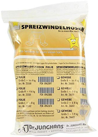 SPREIZHÖSCHEN Gewebe f.Säuglinge Gr.3 1 St