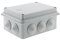 Boîte dérivation IP54 à visser 1/4 de tour 150 x 110 x 70mm - Gris - Zenitech