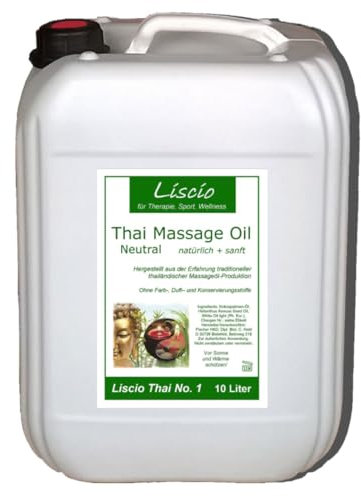Liscio Thai No.1 Massageöl neutral (10 Liter)