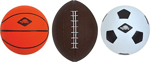 Schildkröt 3 in 1 Mini-Ball Set, EIN Produkt - 3 Bälle - volle Action, tolles Training für die Koordination für das Erlernen von Wurf- und Fangtechniken, 970165