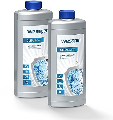 Entkalker, 2l, für hochwertige Kaffee-und Espressomaschinen, Wasserkocher und Küchengeräte ohne säureempfindliche Oberfläche, kompatibel mit Delonghi, Saeco, Nespresso, Jura, Siemens, uvm