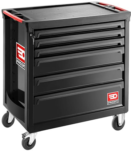 FACOM REM00004 Werkstattwagen, extra groß, 6, 4 Module pro Schublade, schwarz, Roll.6NM4APF