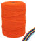 FORBELL Makramee Garn, 3mm x 300m Premium Baumwollgarn, DIY Handwerk (Orange, 3 mm x 300 M)