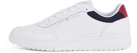 Tommy Hilfiger Herren Court Sneaker Basket Core Lite Low Top, Weiß (White), 40
