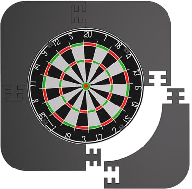 Aukuoy Dartboard Surround, 35MM Durable EVA Dartboard Surround Wall Protector for All Standard Size Dartboards