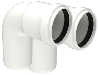 Setangebot - HT-Bogen (Weiß, DN 40-87,5°) 2 Stück