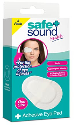 Safe & Sound Sterile Eye Pad With Adhesive