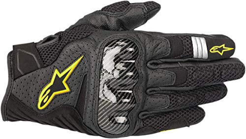Alpinestars SMX 1 Air V2 Motorcycle Gloves Lightweight Ventilated Design Street Riding Comfort Enhanced Grip Protection