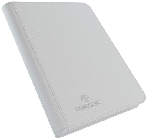 GAMEGEN!C Zip-Up Album 8-Pocket White, Color Blanco (Gamegenic GG3115)