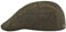 Sterkowski Norte Schirmmützen Für Herren | Harris Tweed Schiebermütze Wolle | Flatcap Herren Schlägermütze Herren Gatsby Mütze Herren Schirmmütze Mit Ohrenklappen Herren 54 cm Khaki/Rot