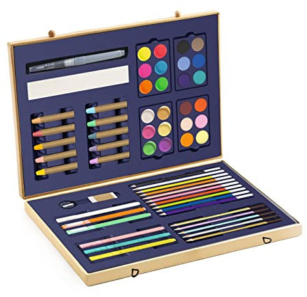 Djeco Farben - Große Farbenbox Glitzer | Color Box #DJ09797