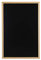 Zeller 11274 Kreide-/Magnettafel, Metall/Kiefer, schwarz (ca. 40 x 60 cm)