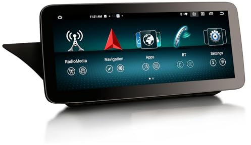 Erisin 12.3 Android 14 8-Core 8GB+128GB Radio de Coche Estéreo Navegación de Automóvil para Mercedes-Benz Clase E W212 S212 Sistema NTG 4.0 IPS CarPlay Android Auto Bluetooth 5.1 WiFi CANBUS DSP USB