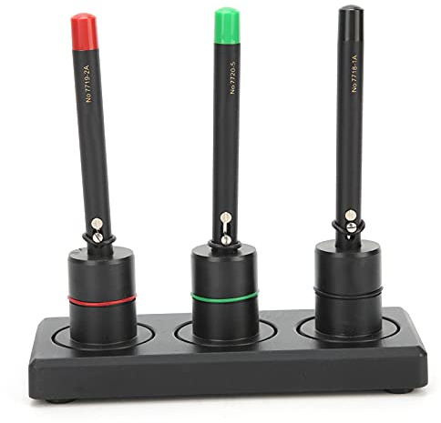 flexman Ensemble de Stylos de l'huile de Montres Professionnels 3PCS, Stylo à Huile de Précision Automatique avec Base, Kit d'Huile de Réparation de Montres pour Horlogers