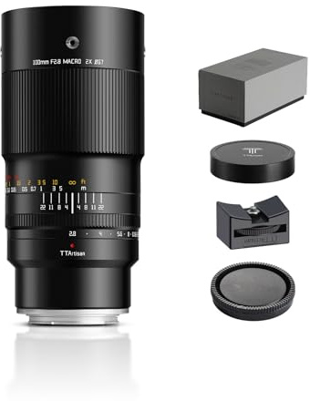 TTARTISAN 100 mm f2.8 Macro 2X para Canon EF Mount Full Format 2X Ampliación 2X Objetivos de fotografía Macro (EF Mount)
