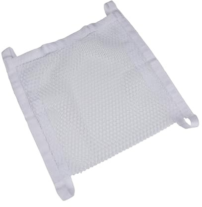 Household Essentials 135 Polyester Sneaker Wash and Dry Bag for Laundry Machines - White