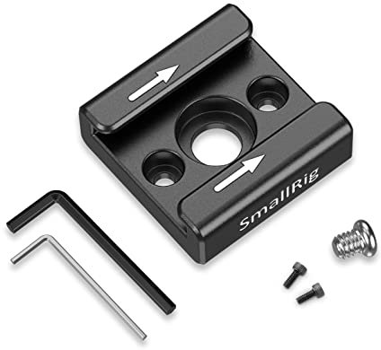 SMALLRIG Zapata Flash, Cold Shoe Adaptador para Cámara Rig - 1241