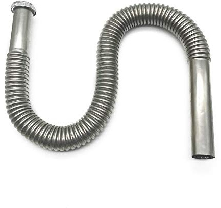 Stainless Steel Siphon Flexible DN30 Sink Waste Set Sink Drain Hose 80cm For Bathroom Drain Accessories