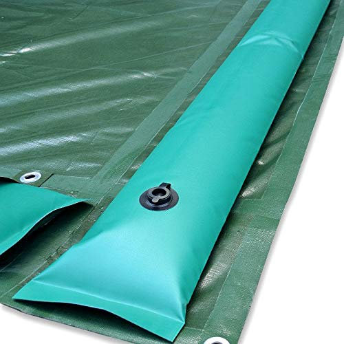 Zavattishop Tubolare Salsicciotto Tubolari Perimetrali Rinforzati in PVC Verde per Telo di Copertura Invernale per Piscina - Lunghezza MT. 2 da 500 Gr/mq - Ultra Resistenza - New