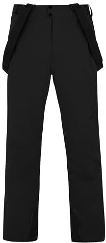 Protest M Owens Snowpants Schwarz - Wasserdichte klassische Herren Skihose, Größe M - Regular - Farbe True Black