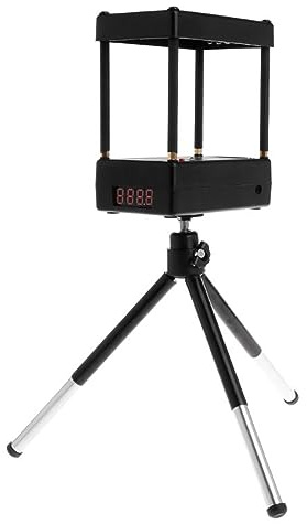 Ballistic Chronograph uppladdningsbart Velocimetry Tool 36 uppsättningar av dataposter hastighetsmätare Velocimetry mätområde 1-2000 m/s eller (4-6500 FPS), 0.1-2000 J.,Black,A