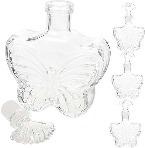 Cabilock 4 Pezzi Di Bottiglie Di Con Di Sabbia Bottigliette Dei Desideri Contenitori Per Profumi Decorazioni Multifunzionali Per Bottigliette Alla