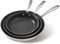 Set de Cuisine Antiadhésive en Céramique, Poêles Antiadhésives de 20 24 28 cm, Poêles à Œufs pour la Cuisson, Sans PTFE, PFOA et PFAs, Convient pour le Four et le Lave-vaisselle, Couleur Gris Cendré.
