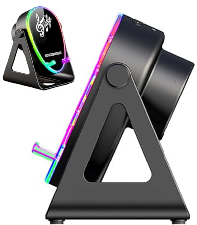 Haut-parleur De Téléphone, Son Stéréo Avec Rotation De 180 Degrés Avec Lumière - Avec Chargeur Haut-parleur Sans Fil - Pour Adolescents Filles Garçons Femmes Adultes Noël Anniversaire Chaussette