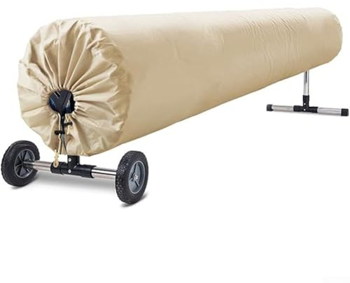 Volakebeing Manta solar para piscina, impermeable, tela Oxford, resistente a los rayos UV, protector solar para protección de manta de invierno y protección solar de verano para una larga duración (16