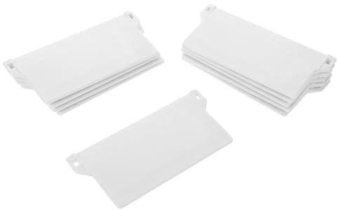 Veemoon Pesas para Cortinas de Ventana 10 Piezas Plástico Resistente Peso para Persianas Romanas Soporte de Cuerda Accesorio para Hogar Interior y Exterior contra Viento
