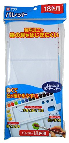 Sakura Crepas Palette for 18 Colors, Pallet 18
