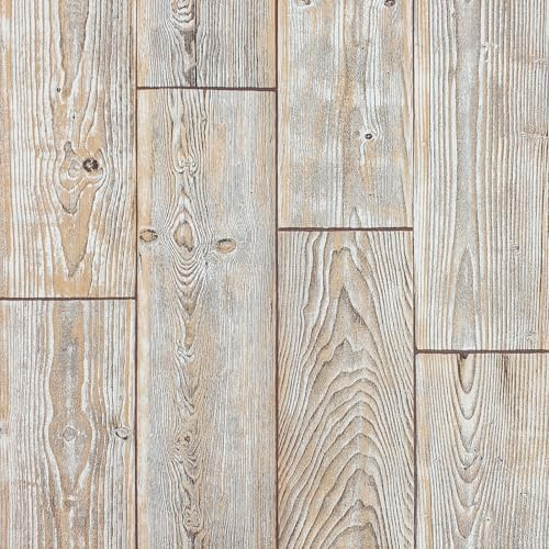 Selbstklebende Bodenfliesen 30,5x30,5 cm | PVC Bodenbelag wasserfest und pflegeleicht | Klebefliesen Boden für kreative Gestaltung | Dekorfliesen für Zuhause | Rustikal Eiche 1m² – 11 Stück