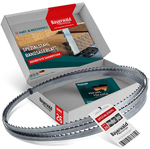Bayerwald Spezialstahl gehärtete Zahnspitzen Bandsägeblatt - 1425 x 6 x 0.5 x 6 / für alle gängigen Holzarten/Sägeband passend für Kity Delta 312 - Rexon BS 10