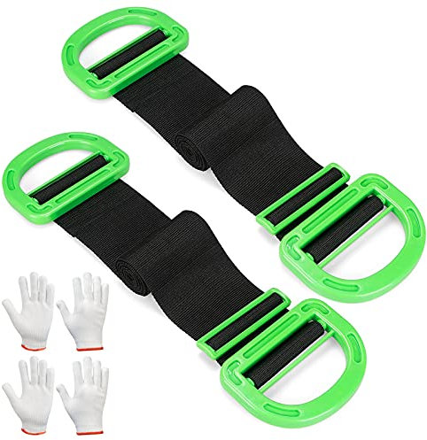 Sangle Demenagement Sangle de Levage Sangles de Transport pour Le Déménagement Sangles de Déménagement et de Levage pour Meubles,Boîtes,Matelaonstruction Sangles de Levage