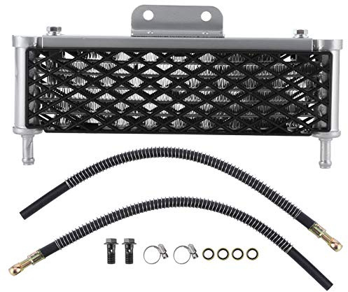 Radiador Enfriador de Aceite, Yosoo Kit de Radiador Enfriador de Aceite de Repuesto para YX 140 150 160 Pit Pro Trail Quad Dirt Bike ATV Off‑Road Moto para Radiador de Motocicleta Enfriador d