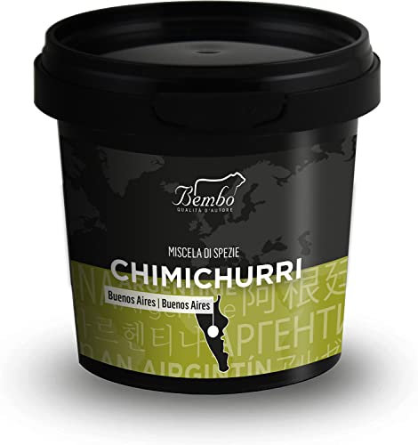 Chimichurri Rub Bembo 50g - Pour Asado, Maminha, Picanha, Poisson & Légumes - Amenez Votre Barbecue à un Nouveau Niveau - Le Mélange Reine du Churrasco - (Chimichurri 50g)