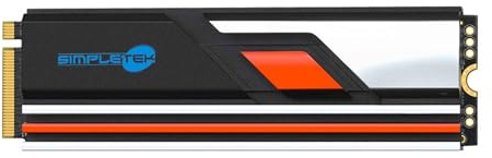 SIMPLETEK – Disque SSD SSD M.2 2280 NVME PCIe 4.0 de Gaming avec dissipateur | 2TB