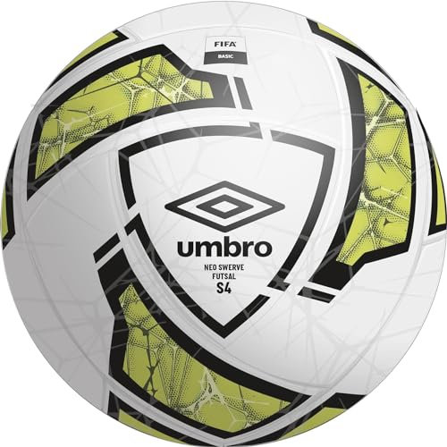 Umbro Futsal Swerve Ball, Gr e 4, Wei /Schwarz/Limette