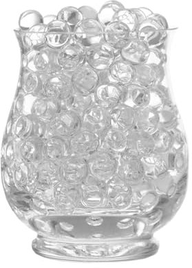Water Beads for Vases - 5,000 Pcs Gel Balls Clear - Decorative Sand for Vase Fillers - Decor Home Accessories for Floating Candles Making Wedding Party Decoration (50g Clear)