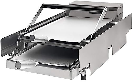 SCHYWL Grille-Pain À Hamburger Automatique, Machine À Chauffer Le Pain À Hamburger Électrique Machine À Pain À Hamburger À Double Couche Commerciale Machine À Pain Entièrement Automatique(L)