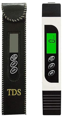 Mavdecll 3-in-1 Water Quality Tester, 0-9990 PPM Water TDS Meter, TDS, EC and Temperature Meter, LCD Screen with Backlit, for Aquariums, Pools, Drinking Water and Hydroponics