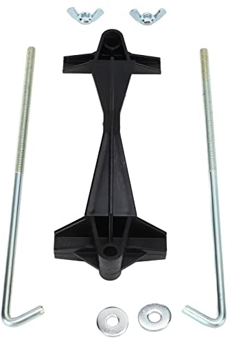 Julihai Kit de Abrazadera de Sujeción de Batería Universal, Perno en J de Goma de Alta Resistencia, 5 Pulgadas y 8 Pulgadas para Estabilizar la Batería en Vehículos